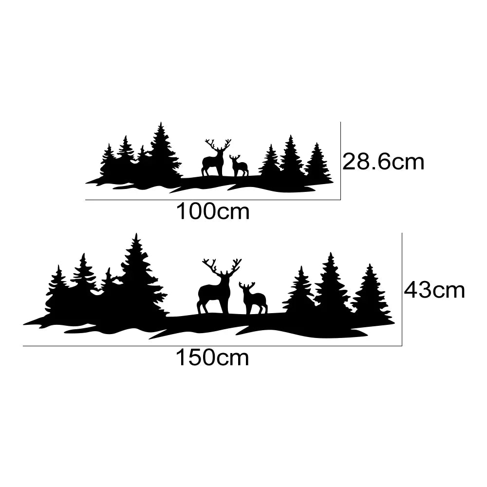 Hunting Deer & Trees Tailgate Decal | 4x4 Off-Road Vinyl Sticker for Pickup Trucks & SUVs - 200000182:350850#Carbon Fiber;5:361385#135x38.7cm-200000182:350850#Carbon Fiber;5:361386#150x43cm-200000182:496#Silver;5:361386#150x43cm-200000182:350686#Gold;5:200000990#100x28.6cm-200000182:350686#Gold;5:361385#135x38.7cm-  DRIVEN - 5