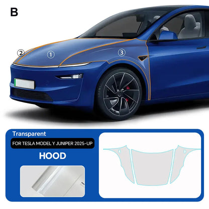 Precut PPF for Tesla Model Y Juniper (2025–2026) | 9-Mil Anti-Scratch TPU Film Full Coverage - 14:193#Front;355:203282823#Y Juniper 2025 2026;5:200000990#Clear Film-14:350852#Whole Set;355:203282823#Y Juniper 2025 2026;5:200000990#Clear Film-14:29#Hood;355:203282823#Y Juniper 2025 2026;5:200000990#Clear Film-14:691#Doors;355:203282823#Y Juniper 2025 2026;5:200000990#Clear Film-14:10#Rear Trunk;355:203282823#Y Juniper 2025 2026;5:200000990#Clear Film-  DRIVEN - 7