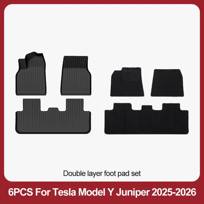 TPE Floor Mats & Luggage Mat for Tesla Model Y Juniper Premium / Performance (2025+) | All-Weather Set - 200000182:29#3PCS floor mats-200000182:10#6PCS sets-200000182:350852#5PCS sets-200000182:366#5PCS sets-200000182:175#7PCS sets-  DRIVEN - 17