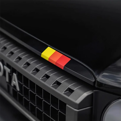 Tricolor Hood, Bumper Vent & Rear Decal Kit for Land Cruiser 250 / Prado LC250 | Precut Vinyl - <none>-  DRIVEN - 1