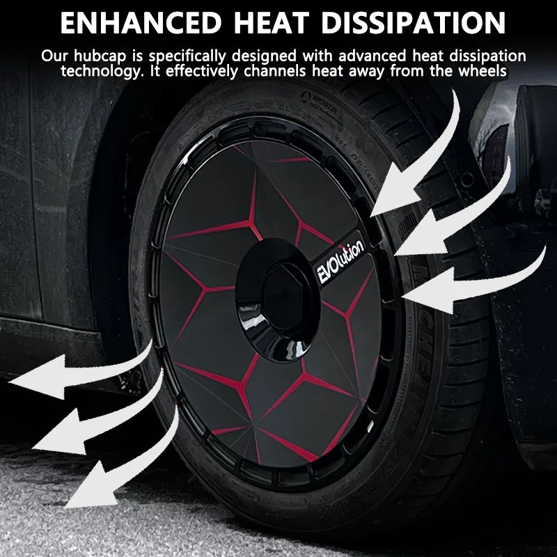 19" DIY Wheel Cover Hub Caps for Tesla Model Y | 4-Piece Style Change Replacement Set - 14:10#Black J1-14:29#Black J2-14:347#Black H3-14:200021498#Black HMG-14:175#Black K3-  DRIVEN - 5