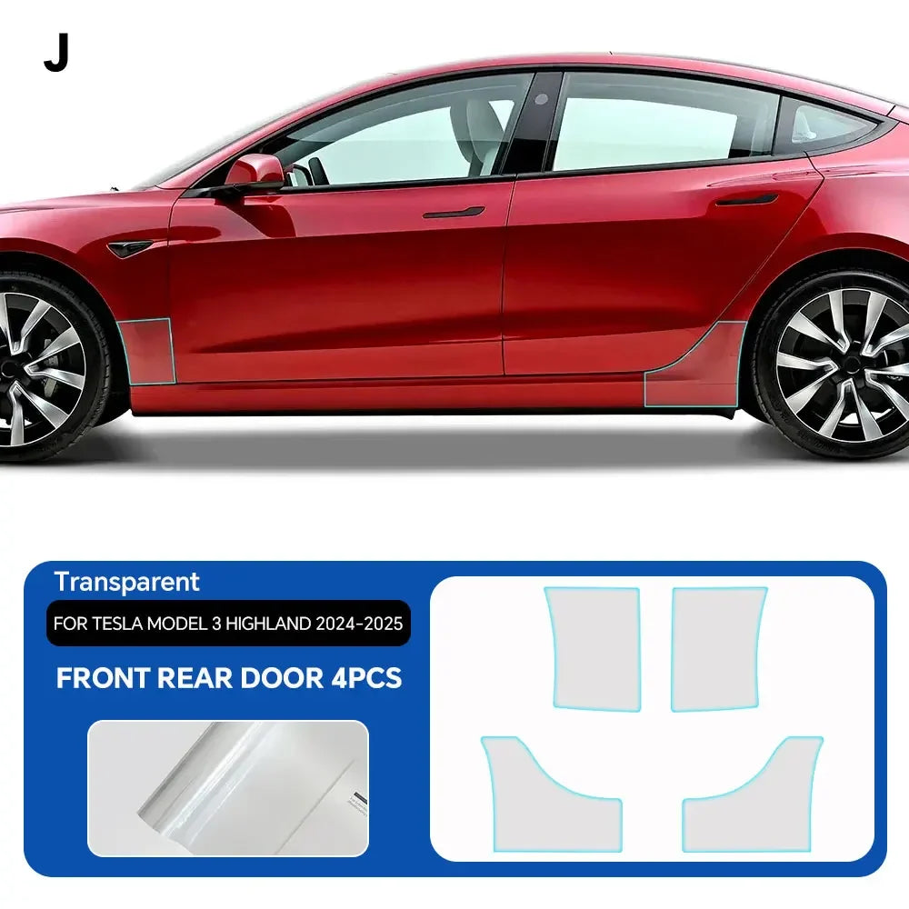 Precut PPF for Tesla Model 3 Highland (2024–2025) | TPU Headlight, Mirror & Door Handle Protection - 200000182:350852#Headlight film;5:200000990#For Tesla Model 3-200000182:350853#Rearview film;5:200000990#For Tesla Model 3-200000182:200013901#Front Rear Door;5:200000990#For Tesla Model 3-200000182:10#Taillight film;5:200000990#For Tesla Model 3-200000182:200211869#Door Handle;5:200000990#For Tesla Model 3-  DRIVEN - 10