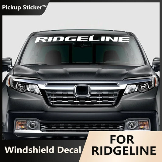 Front Windshield Decal for Pickup Trucks | Custom Vinyl Graphic Cover - 200000182:29#Glossy White-  DRIVEN - 1