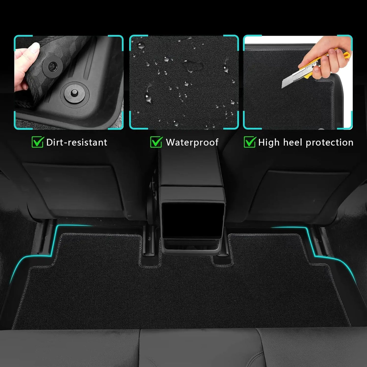 TPE Floor Mats & Luggage Mat for Tesla Model Y Juniper Premium / Performance (2025+) | All-Weather Set - 200000182:29#3PCS floor mats-200000182:10#6PCS sets-200000182:350852#5PCS sets-200000182:366#5PCS sets-200000182:175#7PCS sets-  DRIVEN - 5
