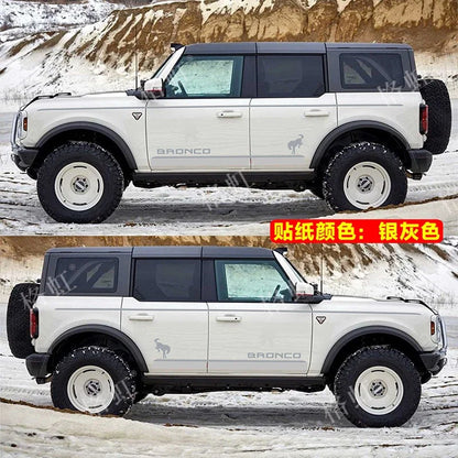 Fashion Sport Custom Appearance Modified Vinyl Decal Kit for Ford Bronco | KK Wrap - 200000182:173#C-200000182:496#D-200000182:350686#E-200000182:366#A-200000182:175#B-  DRIVEN - 7