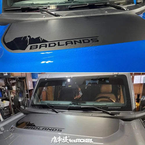 Custom Modified Hood Personality Vinyl Sticker for Ford Bronco | Special KK Film Wrap - 200000182:193#A-200000182:29#B-200000182:1052#K-200000182:350850#L-200000182:350853#M-  DRIVEN - 15