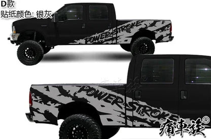 Full-Body Appearance Decoration Vinyl Kit for Ford F-150 Raptor | Custom KK Pickup Wrap - 200000182:29#A2-200000182:193#A1-200000182:366#C1-200000182:350852#C-200000182:10#B-  DRIVEN - 22