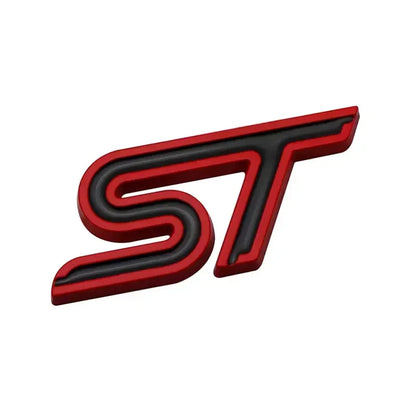 3D Metal ST Badge | Body & Trunk Emblem for Ford Everest / Fiesta / Ecosport / Focus - 200000182:350853#Black Green-200000182:350850#Silver Deep Blue-200000182:1052#Silver Blue-200000182:29#Silver White-200000182:496#Silver Yellow-  DRIVEN - 17