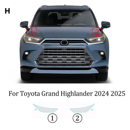 Precut PPF for Toyota Grand Highlander (2024–2025) | TPU Headlight, Mirror, Pillar & Door Handle - 200000182:10#Door bowl Film;5:200000990# Transparent Film-200000182:691#B C Pillars Film;5:200000990# Transparent Film-200000182:29#Headlight Film;5:200000990# Transparent Film-200000182:193#Rearview Film;5:200000990# Transparent Film-  DRIVEN - 9