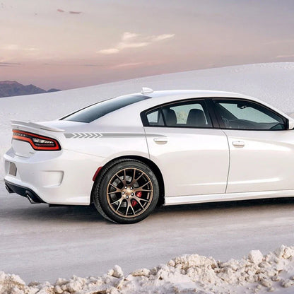 Side Body Decal for Dodge Charger SXT / GT / R/T / Scat Pack / Widebody | Tuning Vinyl Sticker - 200000182:350850#Matt Gold-200000182:350853#Matt Sliver-200000182:366#Glossy Yellow-200000182:173#Glossy Blue-200000182:10#Glossy Red-  DRIVEN - 3