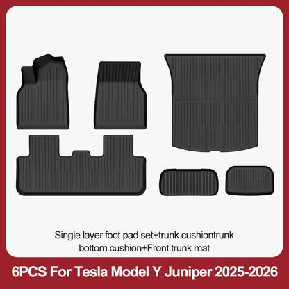 TPE Floor Mats & Luggage Mat for Tesla Model Y Juniper Premium / Performance (2025+) | All-Weather Set - 200000182:29#3PCS floor mats-200000182:10#6PCS sets-200000182:350852#5PCS sets-200000182:366#5PCS sets-200000182:175#7PCS sets-  DRIVEN - 19