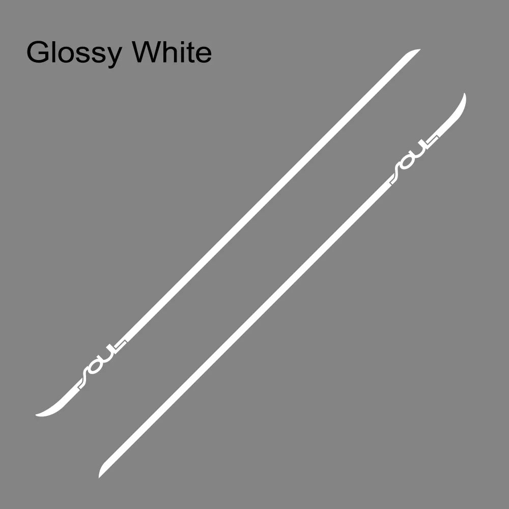 Side Body Waistline Stripe Decal for Kia Soul (Gen 1, 2, 3 & EV) | Vinyl Film Graphics - 200000182:771#Carbon Fiber-200000182:200004890#Matt Black-200000182:173#Glossy Blue-200000182:175#Colorful Laser-200000182:350853#Matt Sliver-  DRIVEN - 14