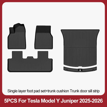 TPE Floor Mats & Luggage Mat for Tesla Model Y Juniper Premium / Performance (2025+) | All-Weather Set - 200000182:29#3PCS floor mats-200000182:10#6PCS sets-200000182:350852#5PCS sets-200000182:366#5PCS sets-200000182:175#7PCS sets-  DRIVEN - 13