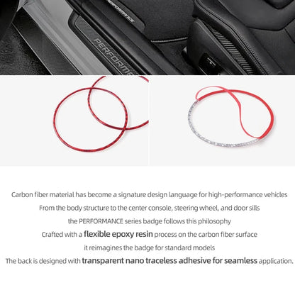 Carbon Fiber Wheel Rim Center Hub Cover for Ford F-150 SVT Raptor (2015–2020) | BetterHumz Red/Black