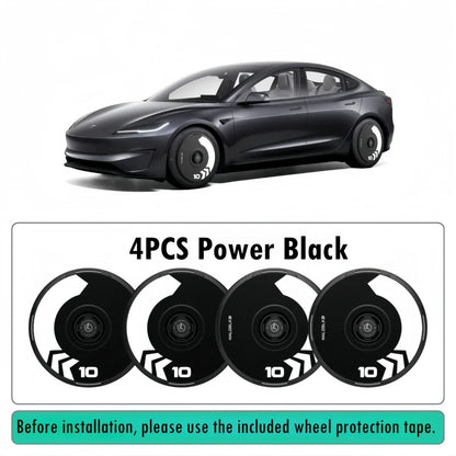 Haloblk Hub Caps for Tesla Model Y Juniper (2025–2026) | 19" & 20" High-Performance Wheel Cover Set