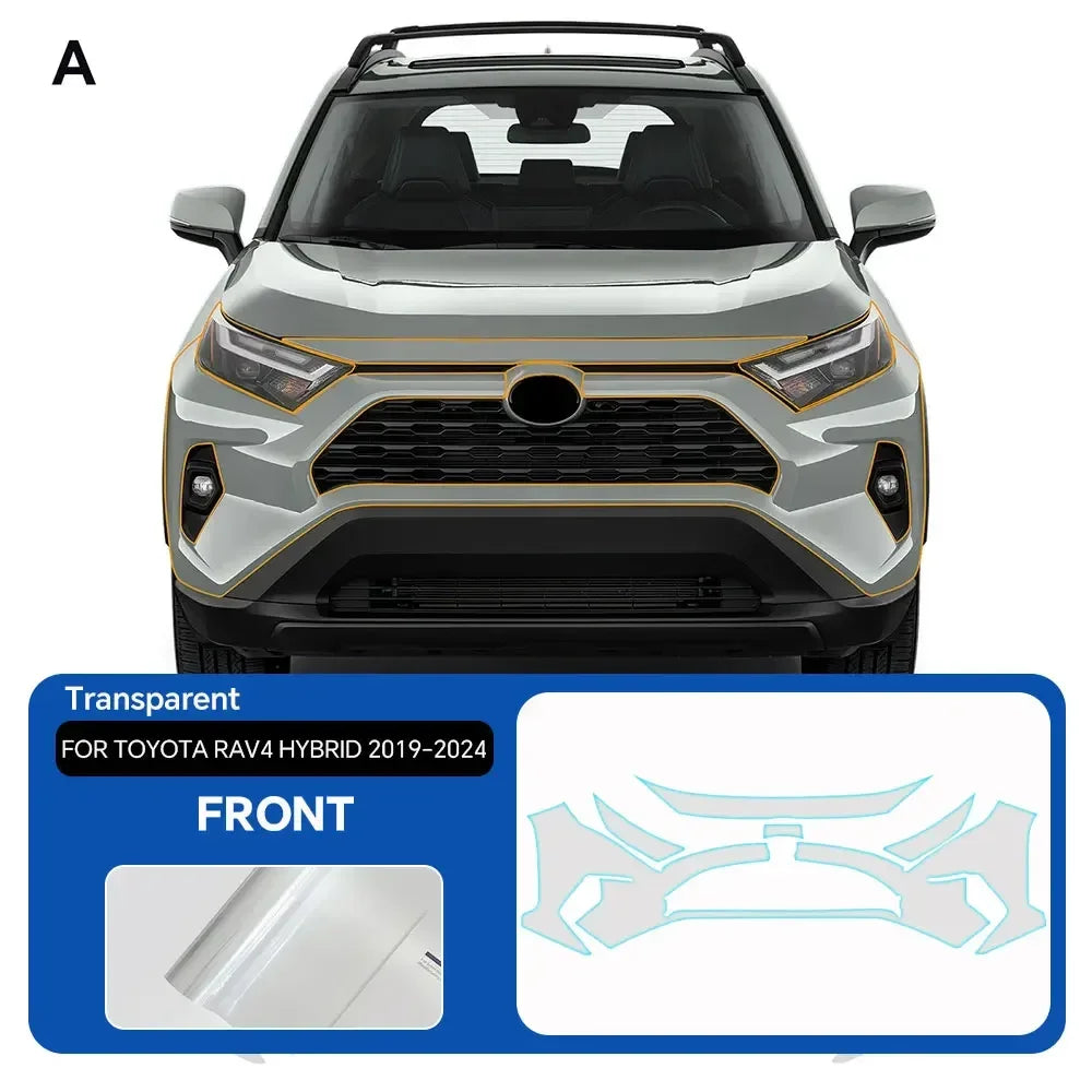 Precut PPF for Toyota RAV4 Hybrid XA50 (2019–2025) | 9-Mil TPU Paint Protection Film - 200000182:175#Front and Hood;5:200000990#Clear Film-200000182:366#Rear Trunk;5:200000990#Clear Film-200000182:350852#Whole Set;5:200000990#Clear Film-200000182:10#Rear Side;5:200000990#Clear Film-200000182:691#Door;5:200000990#Clear Film-  DRIVEN - 10