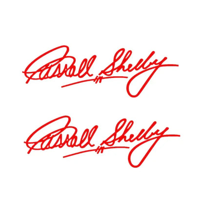 Carroll Shelby Interior & Window Vinyl Decal for Ford Mustang | 2-Piece Sticker - 200000182:175;355:203282824#15cm long-200000182:175;355:203282825#20cm long-200000182:366;355:203282825#20cm long-200000182:175;355:203282823#10cm long-200000182:366;355:203282823#10cm long-  DRIVEN - 12