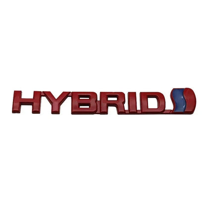 Metal HYBRID Front Grille & Trunk Badge Emblem for Toyota Land Cruiser / Camry | Decal Sticker