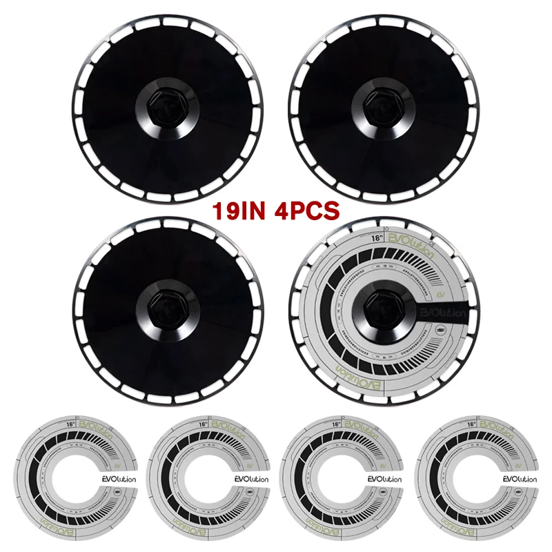 19" DIY Wheel Cover Hub Caps for Tesla Model Y | 4-Piece Style Change Replacement Set - 14:10#Black J1-14:29#Black J2-14:347#Black H3-14:200021498#Black HMG-14:175#Black K3-  DRIVEN - 14