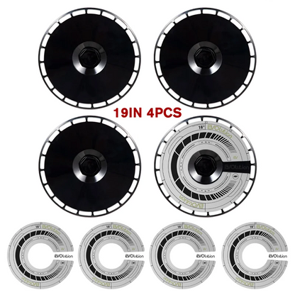 19" DIY Wheel Cover Hub Caps for Tesla Model Y | 4-Piece Style Change Replacement Set - 14:10#Black J1-14:29#Black J2-14:347#Black H3-14:200021498#Black HMG-14:175#Black K3-  DRIVEN - 14