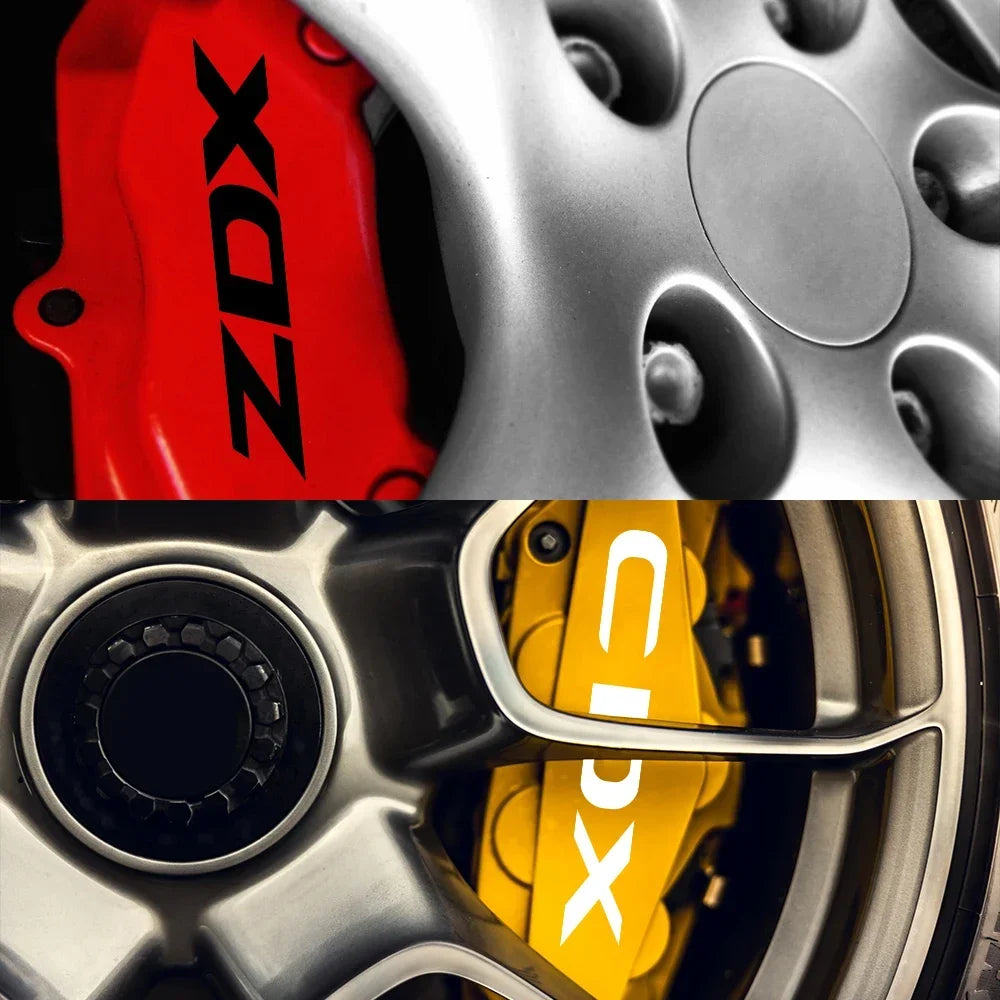 Brake Caliper Badge Decal for Acura MDX / ILX / RDX / TLX / RL / TSX / ZDX | 6-Piece Vinyl Film Set - 200000182:193#For MDX;5:200000990#Black-200000182:350852#For CDX;5:361385#Silver White-200000182:350852#For CDX;5:361386#Red-200000182:366#For NSX;5:200000990#Black-200000182:366#For NSX;5:361385#Silver White-  DRIVEN - 2