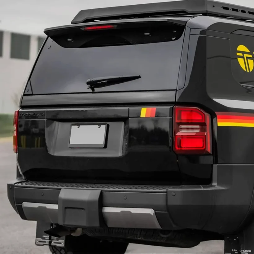 Tricolor Hood, Bumper Vent & Rear Decal Kit for Land Cruiser 250 / Prado LC250 | Precut Vinyl - <none>-  DRIVEN - 2