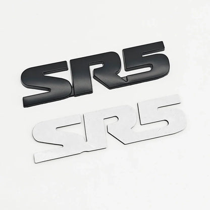 3D Metal SR5 Emblem Fender / Door Side Badge for Toyota | Logo Letter Sticker