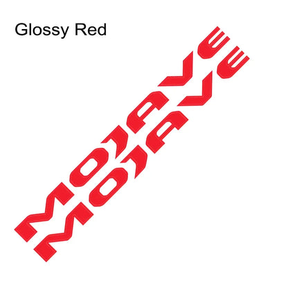 Jeep Gladiator Mojave Hood Decal – Vinyl Letter Graphic Sticker Set | Engine Hood Cover (2 Pcs) - 200000182:10#Glossy Red-200000182:350852#Black Red-200000182:193#Glossy Black-200000182:29#Glossy White-  DRIVEN - 8