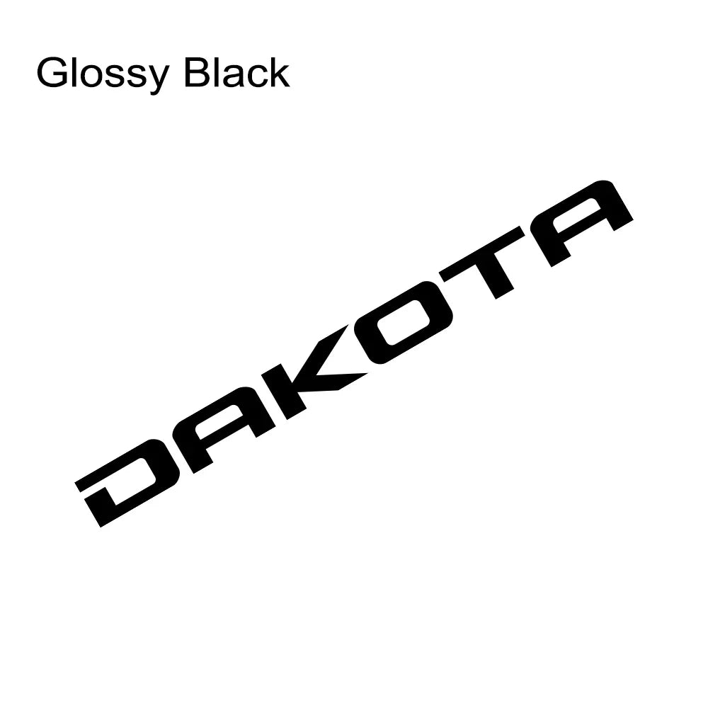Front Windshield Decal for Dodge Dakota SLT / SXT / 5.9 / R/T | Vinyl Truck Window Sticker - 200000182:691#Glossy Gray-200000182:10#Glossy Red-200000182:193#Glossy Black-200000182:29#Glossy White-200000182:175#Glossy Blue-  DRIVEN - 15
