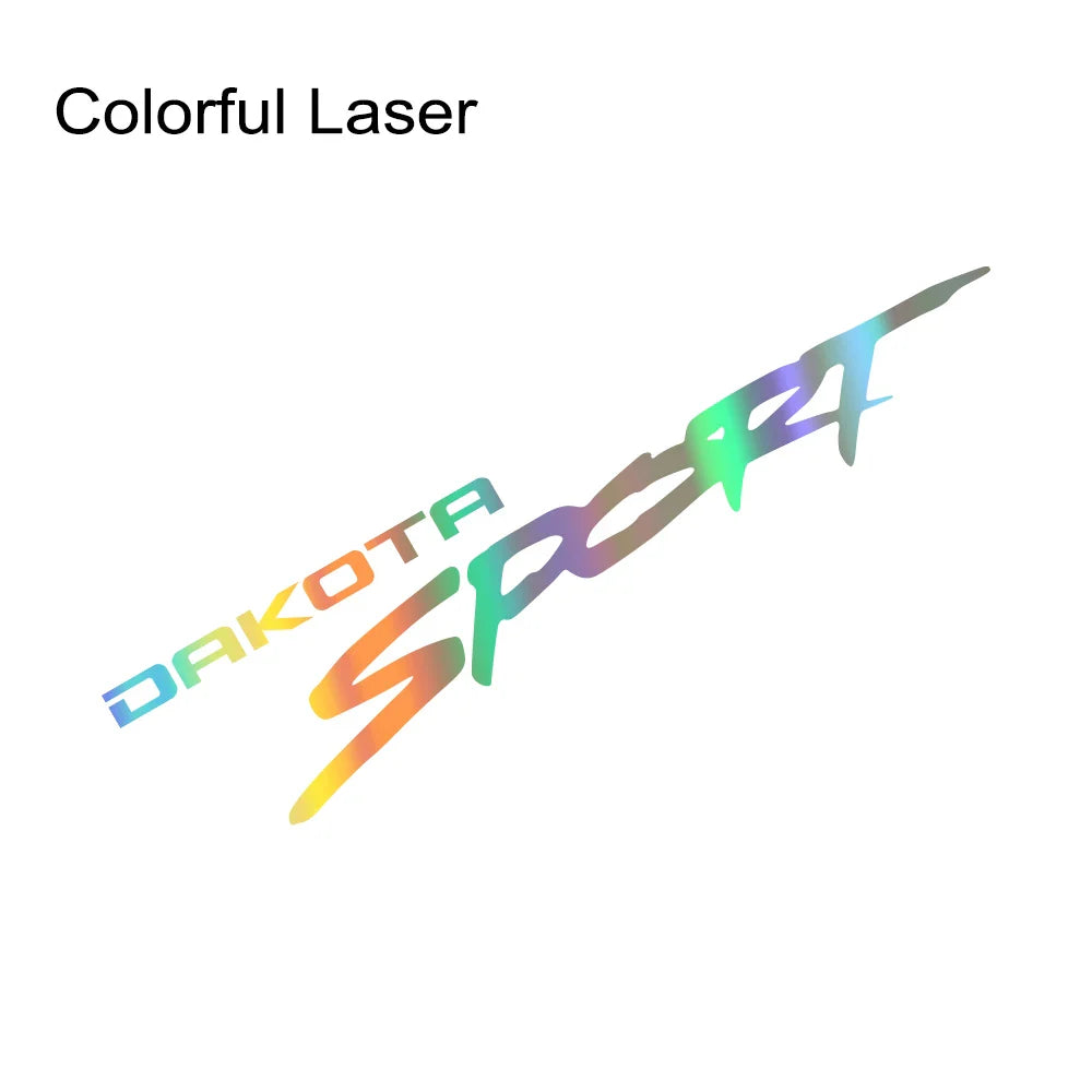 Sport Side Graphic Decal for Dodge Dakota SLT / SXT / 5.9 / R/T | Vinyl Logo Style Truck Sticker - 200000182:173#Matt Gold;355:203282823#1 Piece-200000182:173#Matt Gold;355:203282824#2 Pieces-200000182:496#Matt Silver;355:203282823#1 Piece-200000182:496#Matt Silver;355:203282824#2 Pieces-200000182:175#Glossy Blue;355:203282823#1 Piece-  DRIVEN - 7