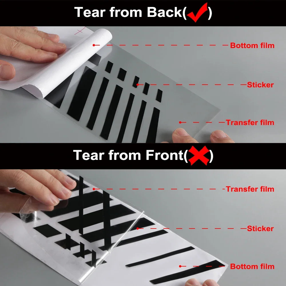 Tricolor Door Side Skirt Trim Decal for Audi TT (8N MK1, 8J MK2, 8S MK3) | 2-Piece Vinyl Coupe Graphic - 200000182:10#Black Gray Red-200000182:691#Black-200000182:29#White Gray Red-200000182:193#White-  DRIVEN - 6