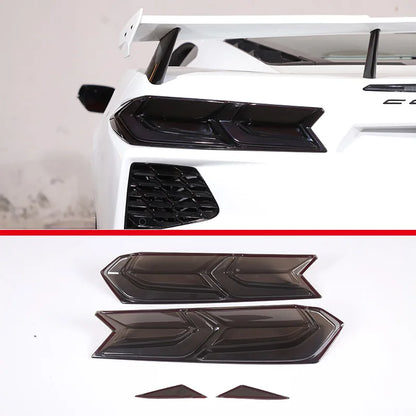 Black Tail Light Cover Brake Light Wide Indicator Trim for Corvette C8 Z51/Z06 (2020–2023) | ISO9001