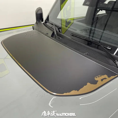 Custom Modified Hood Personality Vinyl Sticker for Ford Bronco | Special KK Film Wrap - 200000182:193#A-200000182:29#B-200000182:1052#K-200000182:350850#L-200000182:350853#M-  DRIVEN - 18