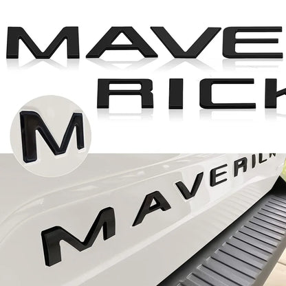 Tremor Rear Trunk Letter Sticker for Ford Maverick Tremor | Groove Insert Badge Decal