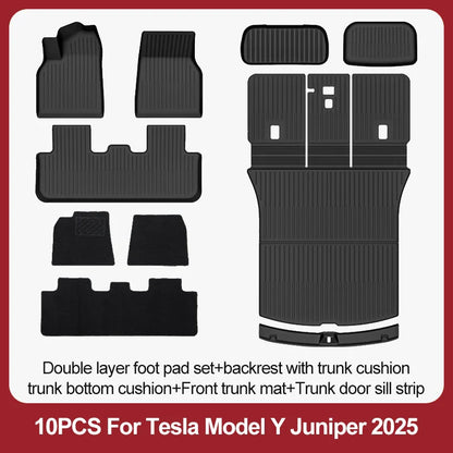 TPE Floor Mats & Luggage Mat for Tesla Model Y Juniper Premium / Performance (2025+) | All-Weather Set - 200000182:29#3PCS floor mats-200000182:10#6PCS sets-200000182:350852#5PCS sets-200000182:366#5PCS sets-200000182:175#7PCS sets-  DRIVEN - 22