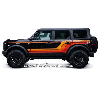Full-Body Appearance Modification Sport Vinyl Decal Kit for Ford Bronco | Customized PVC Wrap - 200000182:175#G-200000182:173#H-200000182:496#I-200000182:350686#J-200000182:691#C-  DRIVEN - 12