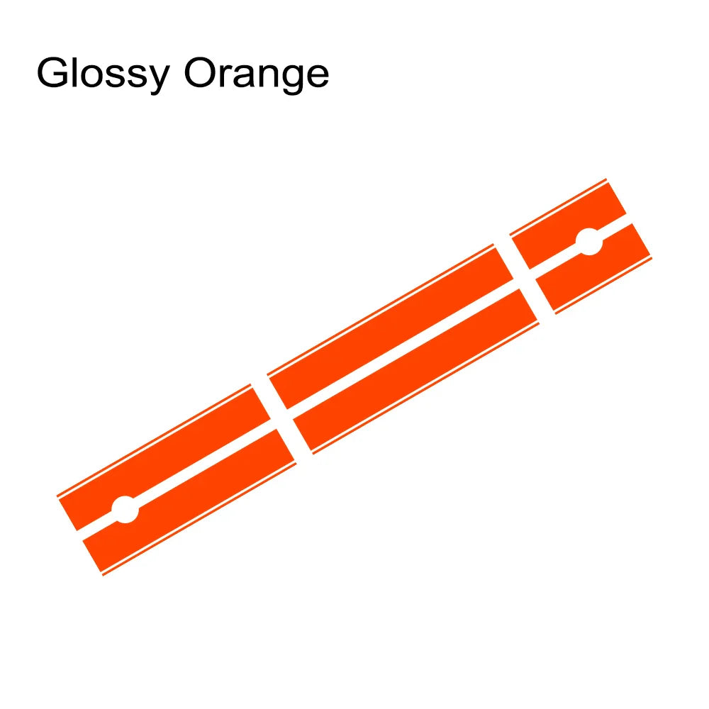 Hood, Roof & Trunk Racing Stripe Kit | Full-Length Vinyl Decal for Cars & Trucks - 200000182:350686#Glossy Black-200000182:350850#Glossy White-200000182:10#Glossy Orange-200000182:29#Glossy Yellow-200000182:350852#Glossy Gray-  DRIVEN - 10