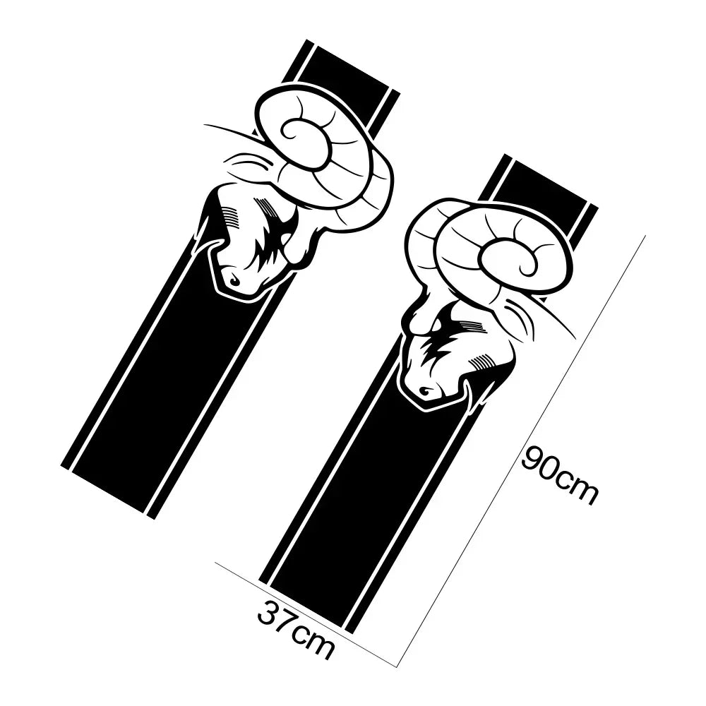 Dodge RAM Bed Side Graphic Kit – Pickup Truck Vinyl Decal Set (2 Pcs) | 1500, 2500, 3500, Rebel, TRX | 12 Finishes - 200000182:350853#Carbon Fiber-200000182:193#Glossy Black-200000182:691#Glossy Gray-200000182:29#Glossy White-200000182:350852#Glossy Orange-  DRIVEN - 5
