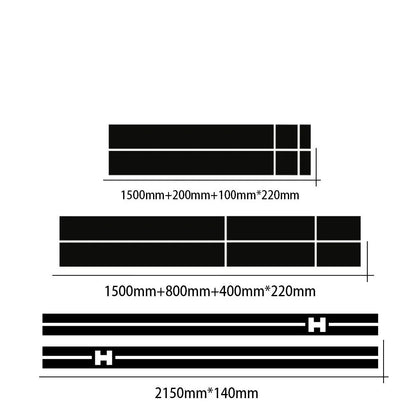 Full-Coverage Racing Stripe Kit | Door Side, Hood, Rear, Waistline & Skirt Vinyl Decal - 200000182:366#1 set Style 1;5:100014064#Glossy Red-200000182:366#1 set Style 1;5:100014065#Glossy Yellow-200000182:366#1 set Style 1;5:361385#Glossy Black-200000182:366#1 set Style 1;5:361386#Glossy Gray-200000182:175#1 Set Stye 2;5:361385#Glossy Black-  DRIVEN - 12