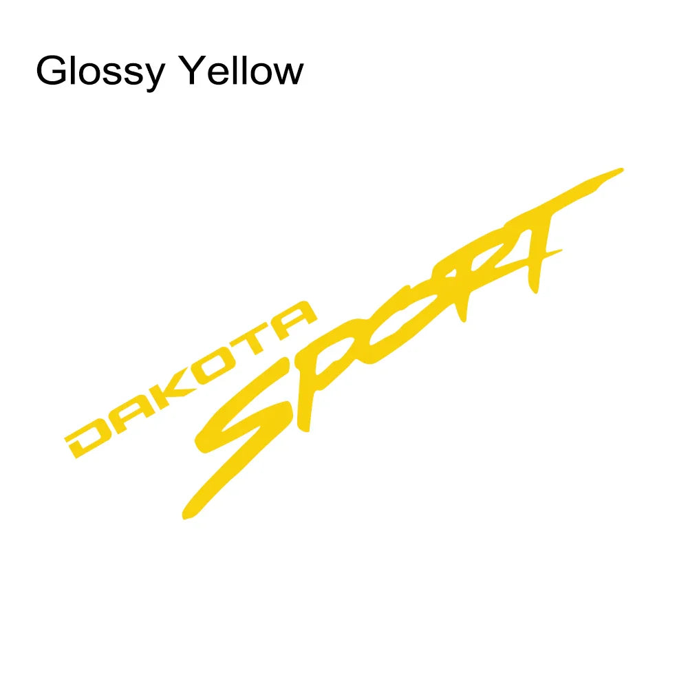 Sport Side Graphic Decal for Dodge Dakota SLT / SXT / 5.9 / R/T | Vinyl Logo Style Truck Sticker - 200000182:173#Matt Gold;355:203282823#1 Piece-200000182:173#Matt Gold;355:203282824#2 Pieces-200000182:496#Matt Silver;355:203282823#1 Piece-200000182:496#Matt Silver;355:203282824#2 Pieces-200000182:175#Glossy Blue;355:203282823#1 Piece-  DRIVEN - 13