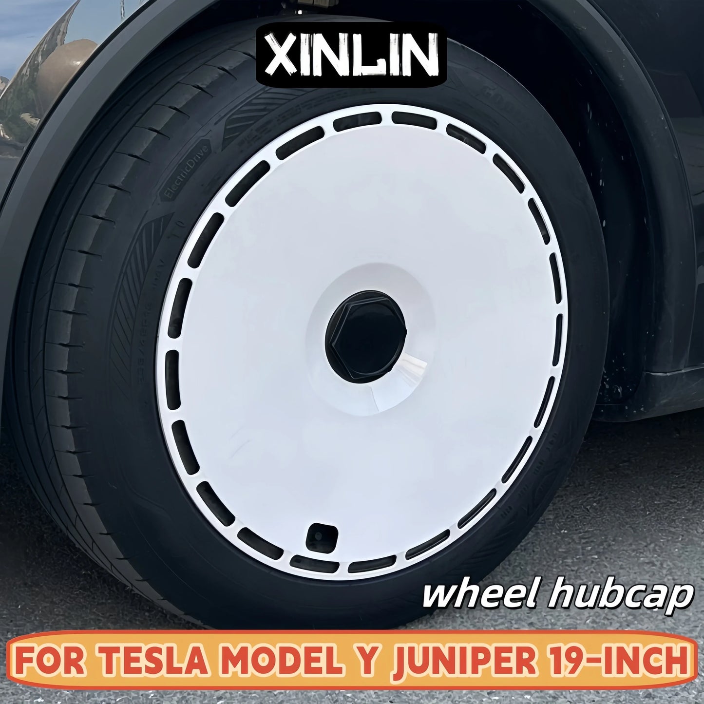 19" Performance Replacement Hub Caps for Tesla Model Y (2020–2024) | 4-Piece Wheel Cover Set - 14:29#Type A;200007085:11755855#19-Inch;400005408:110553637#TESLA;400005409:3984267#MODEL Y JUNIPER-14:347#Type B;200007085:11755855#19-Inch;400005408:110553637#TESLA;400005409:3984267#MODEL Y JUNIPER-  DRIVEN - 1