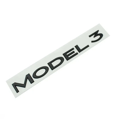 Original 3D ABS Letter Logo Emblem for Tesla Model 3 / Model Y | Rear Tailgate Trunk Badge - 200000182:10#MODEL Y Gloss Black-200000182:350852#MODEL Y Matte Black-200000182:366#MODEL Y Silver-200000182:193#MODEL 3 Gloss Black-200000182:29#MODEL 3 Matte Black-  DRIVEN - 11