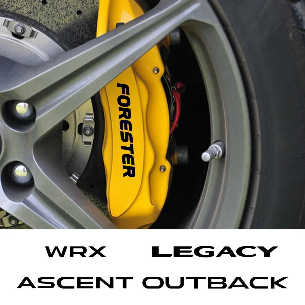 Brake Caliper Badge Sticker for Subaru Forester / XV / Crosstrek / Outback / Legacy / BRZ | 6-Piece Heat-Resistant Vinyl - 200000182:175#For Ascent;355:203282824#White-200000182:175#For Ascent;355:203282825#Red-200000182:366#For BRZ;355:203282825#Red-200000182:175#For Ascent;355:203282823#Black-200000182:10#For Legacy;355:203282825#Red-  DRIVEN - 1