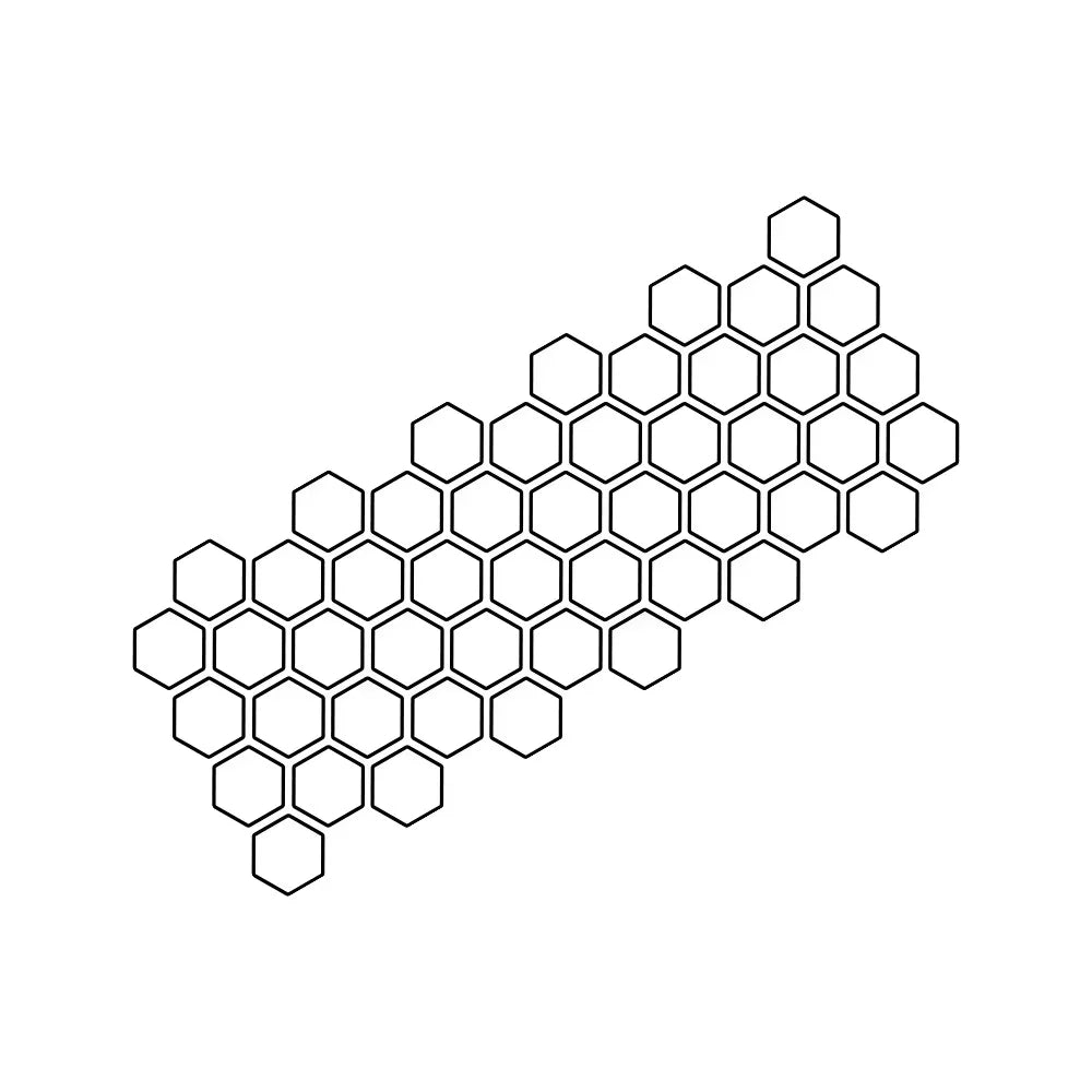 Universal Honeycomb Body Graphic Decal Film | Exterior Vinyl Decor Sticker for Cars & Trucks - 200000182:193#Black-200000182:29#Carbon Fiber-  DRIVEN - 8