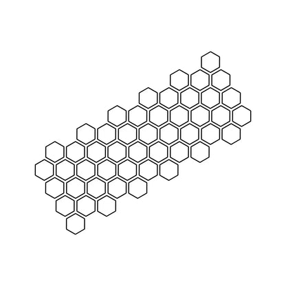 Universal Honeycomb Body Graphic Decal Film | Exterior Vinyl Decor Sticker for Cars & Trucks - 200000182:193#Black-200000182:29#Carbon Fiber-  DRIVEN - 8