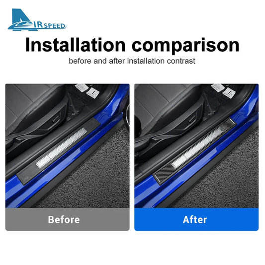 Real Soft Carbon Fiber Interior Trim for Ford Mustang GT (2015-2025) | LHD & RHD - 200000182:193#Carbon Fiber 2pcs-  DRIVEN - 2