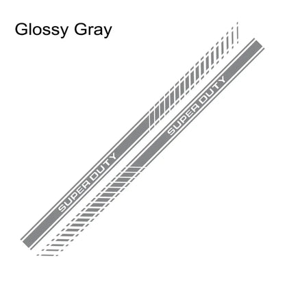 Door Side Body Stripe Decal for Ford Super Duty F-250 / F-350 / F-450 | Vinyl Truck Sticker 2-Pack - 200000182:771#Carbon Fiber-200000182:29#Glossy White-200000182:691#Glossy Gray-200000182:193#Glossy Black-200000182:366#Glossy Yellow-  DRIVEN - 10