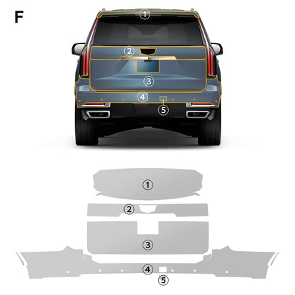 Precut PPF for Cadillac Escalade (2025+) | TPU Paint Protection Film Clear Bra - 200000182:193#Rear Trunk-200000182:175#Rear Side-200000182:366#Whole Set-200000182:29#Hood-200000182:10#Front-  DRIVEN - 7