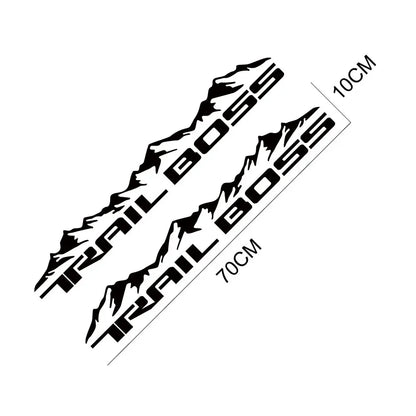 Mountain Body Side Decal for Chevrolet Silverado 1500 Trail Boss | 2-Piece Vinyl Trunk Sticker - 200000182:350853#Carbon Fiber-200000182:29#Glossy White-200000182:691#Glossy Gray-200000182:193#Glossy Black-200000182:366#Glossy Yellow-  DRIVEN - 5