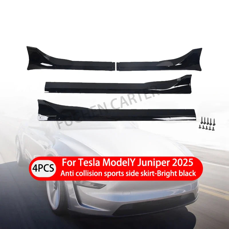 ABS Side Skirt Extension Body Kit for Tesla Model Y Juniper (2025) | Fast Aero Gloss Finish - 14:200004889#Matte Black-14:200004890#Bright Black-14:200004891#Bright carbon-14:200003699#Matte carbon-  DRIVEN - 9